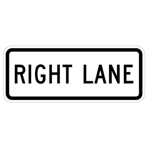 Sign Solutions Usa 12 in Height, 30 in Width, Aluminum, Horizontal Rectangle DUS08DWT3012R3-5fP - main